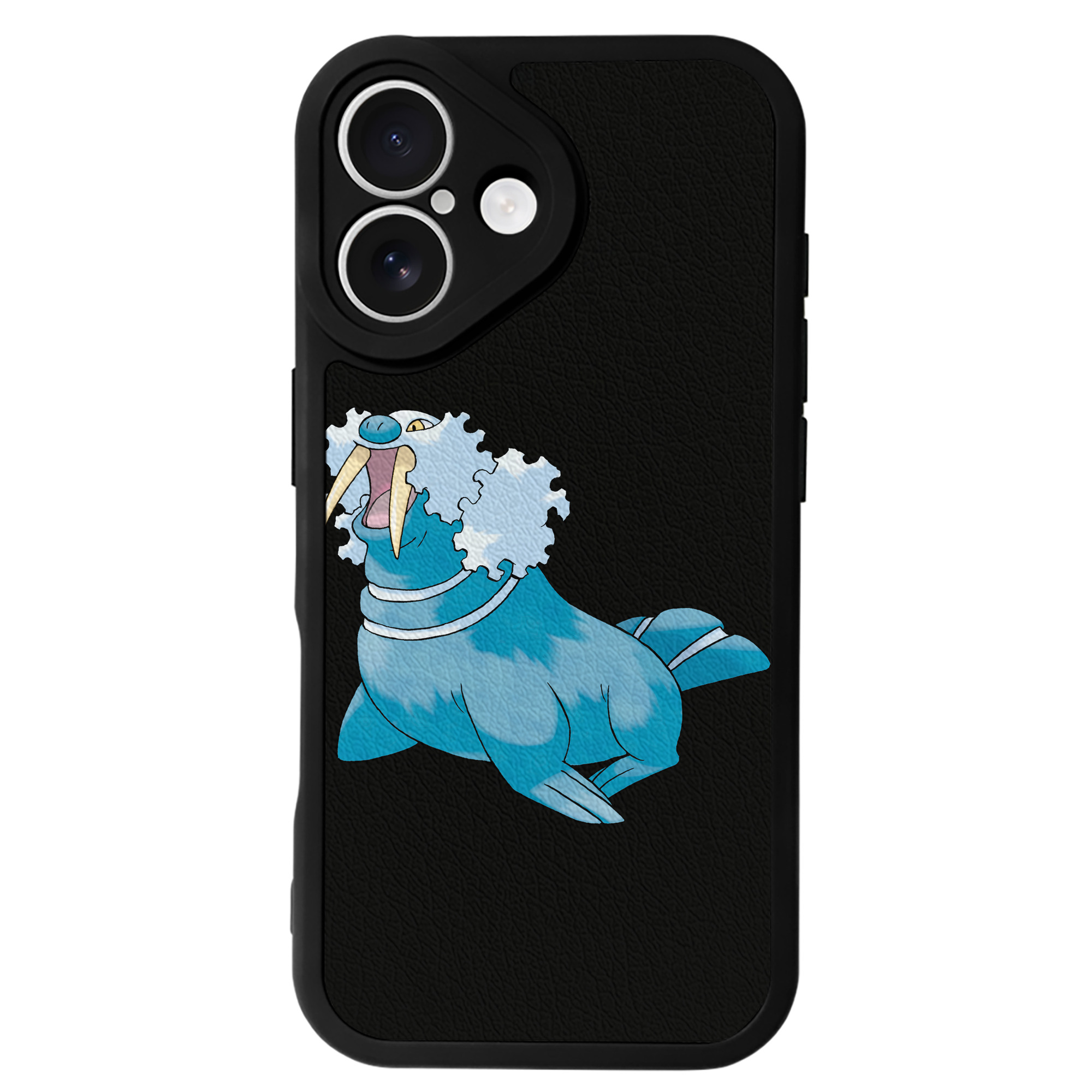 （画像用） ポケットモンスター Pokémon 【iPhone 16シリーズ対応】シリコンスマホケース（レザー調） 材質：シリコン